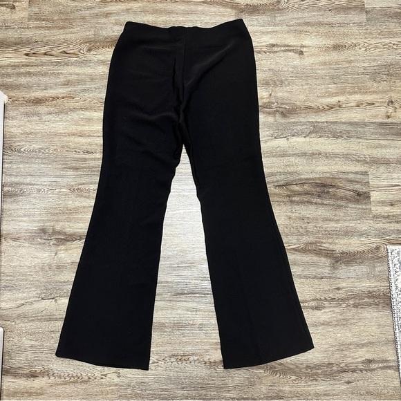 Zara Flared High Waisted Pants - Dress Work Pants - Black - Picture 7 of 7
